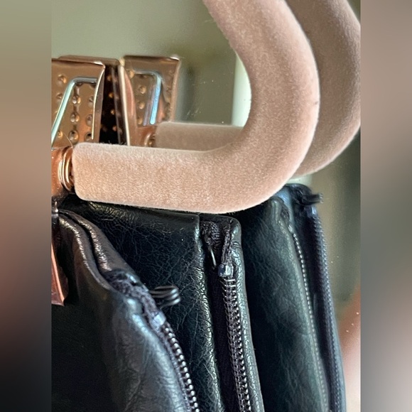 NWT Old Navy high waist Heritage Mini Black Jack Faux Leather Mini Skirt - Picture 5 of 11